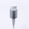 manufacturers uv silvery plastic screw type cosmetic lotion treatment 24/410 cream pump